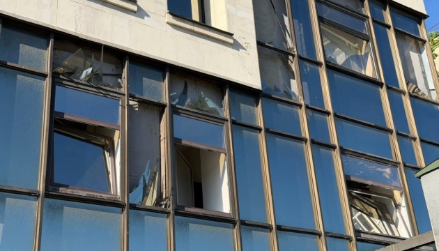 Building of High Anti-Corruption Court damaged in Kyiv due to Russian attack