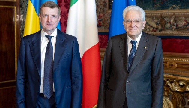 Новий посол України вручив вірчі грамоти президенту Італії