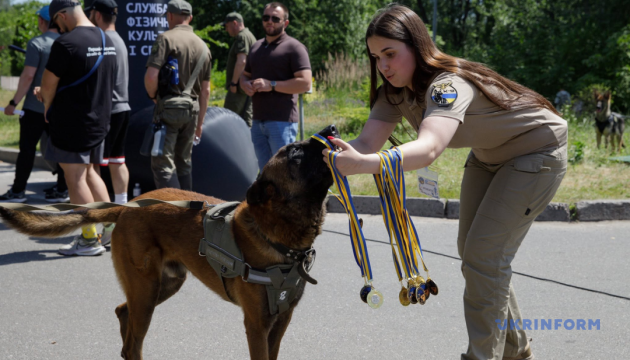 У Києві вперше провели військовий K9-забіг із службовими собаками - встановлений  рекорд України