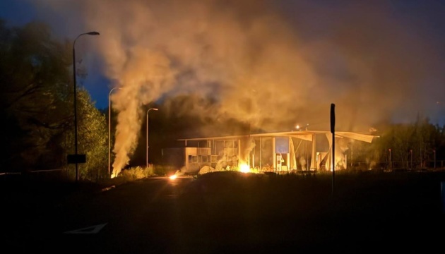 Russian forces attack gas station in Chernihiv region; one person injured
