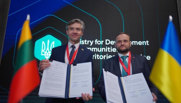 Ukraine und Litauen vereinbaren Ausbau der Zusammenarbeit zwischen Gemeinden