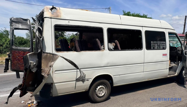 Російський дрон атакував маршрутку у Запоріжжі - двоє загиблих, шестеро поранених
