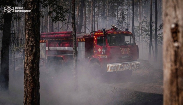 На Київщині не виявили забруднень повітря через пожежі в Чорнобильській зоні