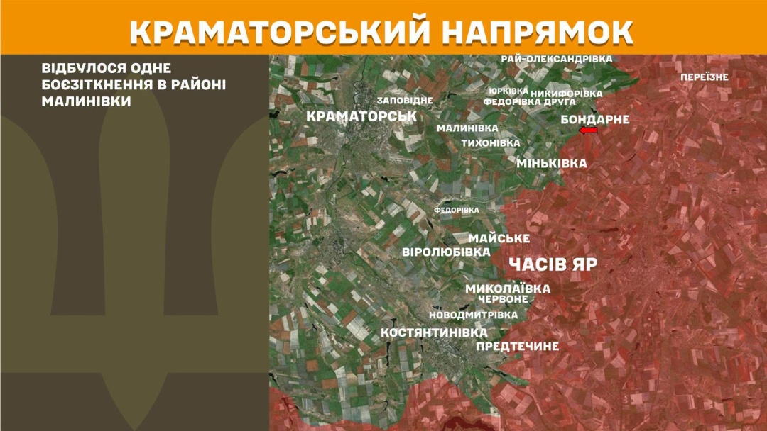 На фронті за добу стались 256 боєзіткнень, найбільше - на Покровському і Слов’янському напрямках