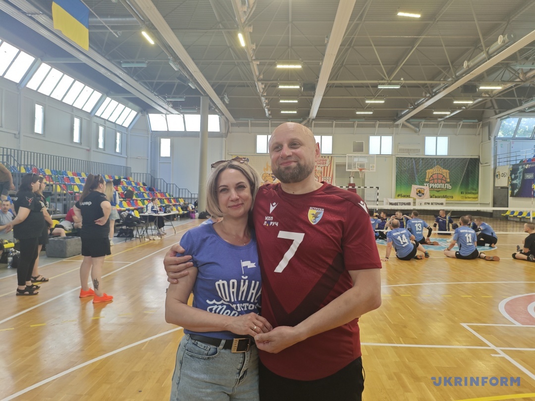 Василь Базюк з коханою Вікторією