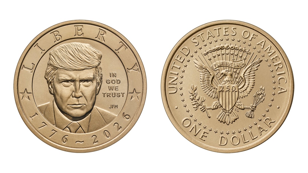 Монетний двір США вже карбує «золоту» монету з Трампом