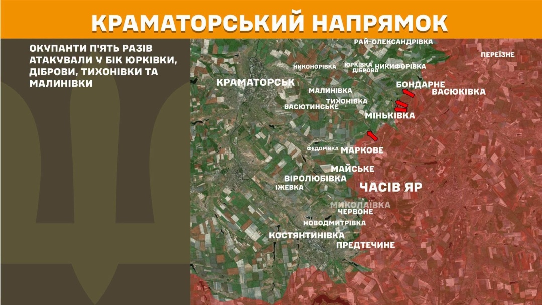 На фронті за добу - 264 зіткнення, найгарячішим залишається Покровський напрямок