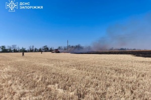 Dutzende Großbrände landesweit durch russische Angriffe – Weizenfelder betroffen