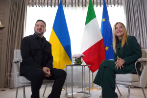 メローニ伊首相、アンカラでゼレンシキー宇大統領と会談 「イタリアは今後もウクライナを支援していく」