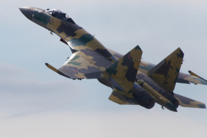 La Fuerza Aérea destruye otro avión ruso, un caza polivalente Su-35