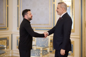 ゼレンシキー宇大統領、フィダン・トルコ外相と会談