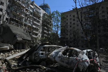 露軍に攻撃されたキーウ、死者数が２０人に増加