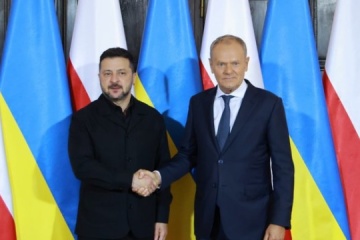 Zełenski i Tusk rozmawiali o kwestiach historycznych, współpracy obronnej i bezpieczeństwie Ukraińców w Polsce