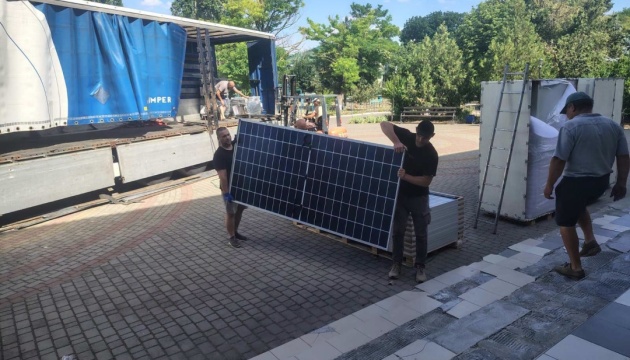 Березанська громада на Миколаївщині отримала сучасні енергетичні станції від німецьких партнерів