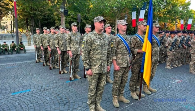 Ukrainian troops hold final rehearsal ahead of France’s Bastille Day parade