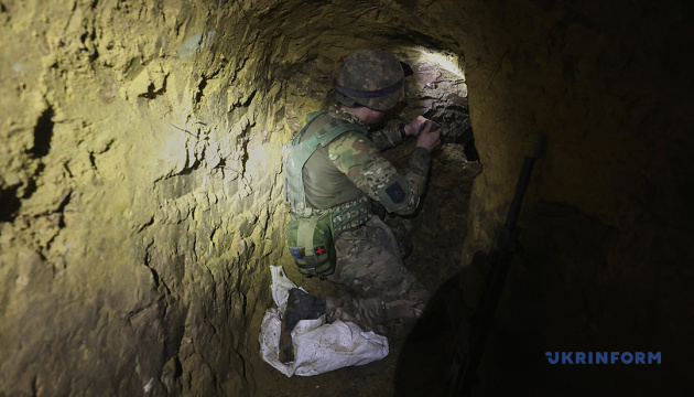 La 13e brigade « Khartiia » de la Garde nationale ukrainienne installe un poste d'observation/ Photo : Viatcheslav Madievsky. Ukrinform 