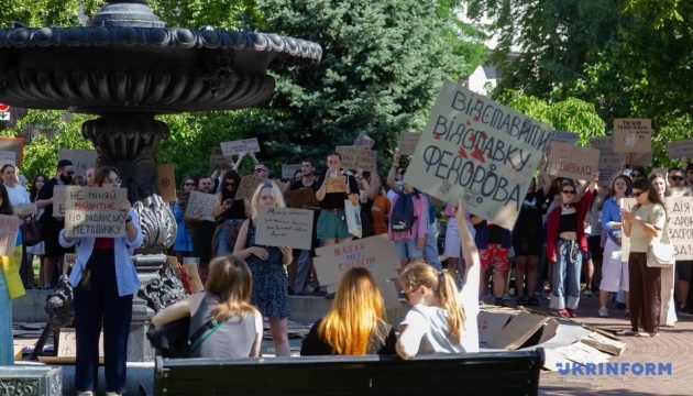 Second day of protests: People take to streets in Kyiv and other cities in support of Fedorov
