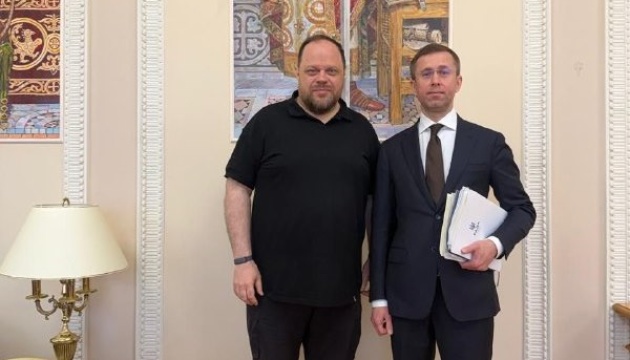 PM Koretskyi meets with Speaker Stefanchuk, announces resumption of Coalition Council work