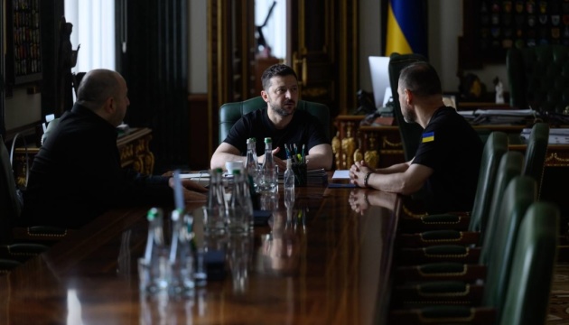 Zelensky announces changes to NSDC work after meeting with Umerov and Klymenko