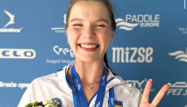 Тернополянка виграла «золото» Євро на байдарці-одиночці серед молоді
