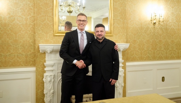 Zelensky, Stubb discuss Ukraine's defense needs, 'long-range sanctions' against Russia
