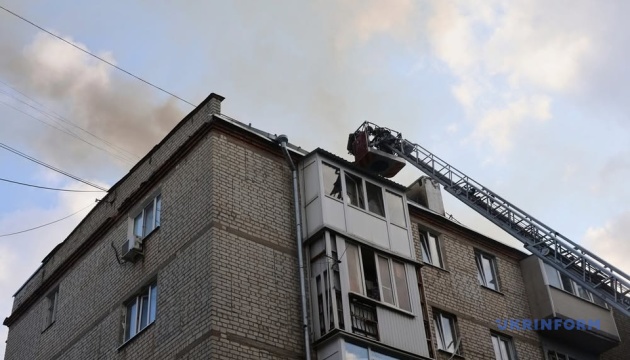 Russian drone hits apartment building in Kharkiv, injury toll rises to nine