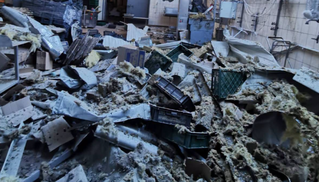 Russian forces destroy dairy plant in Kharkiv region