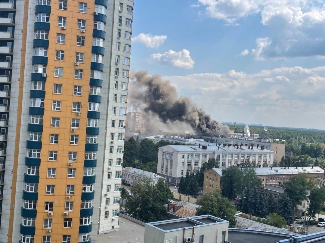 Під Москвою горить головний науковий центр, де розробляють балістику