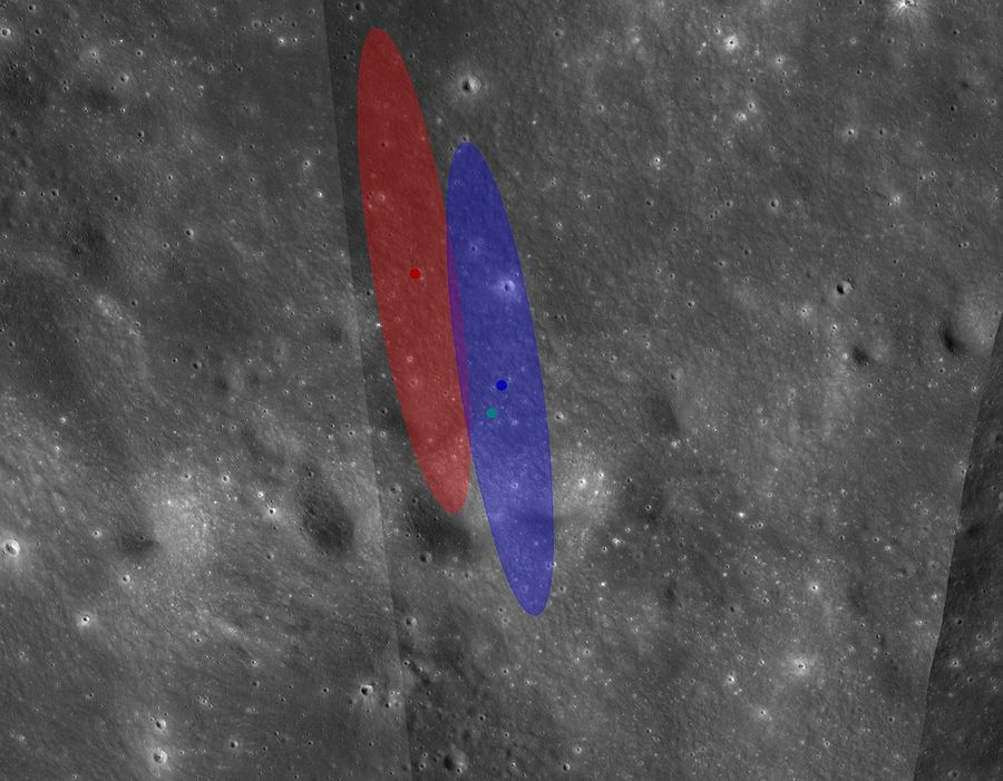 Зонд NASA показав кратер на Місяці від падіння ракети SpaceX