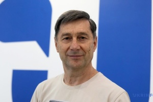 Oleksandr Knyha, directeur général et directeur artistique du théâtre de Kherson qui porte le nom de Mykola Koulich