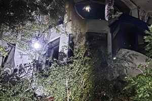 Un dron impacta contra un edificio residencial en Odesa