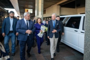 Le président lituanien est arrivé à Kyiv