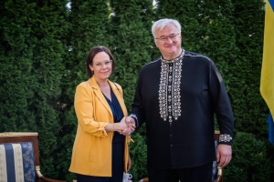 Schwedische Außenministerin in Kyjiw eingetroffen