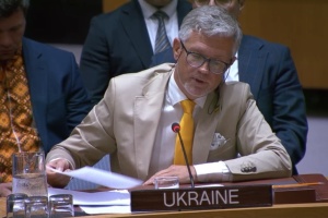 Melnyk insta al Consejo de Seguridad de la ONU a adoptar una resolución sobre el fin de la guerra con Rusia y la creación de una zona de seguridad por parte de esta última