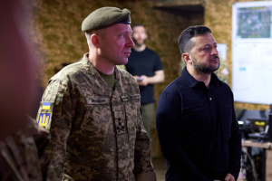 Selenskyj und Drapatyj treffen sich mit Soldaten in Richtung Oleksandriwka