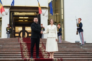 Zelensky a rencontré Maia Sandu à Chisinau