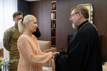 Глава УГКЦ обговорив із дружиною загиблого пошуковця Юкова продовження місії «Плацдарму»