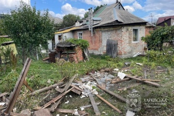 Війська РФ ударили безпілотником по Харкову, є постраждалі