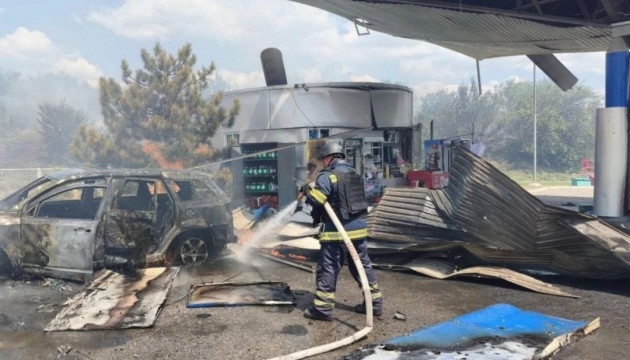 Russian strike on community in Dnipropetrovsk region leaves three dead, damages gas station