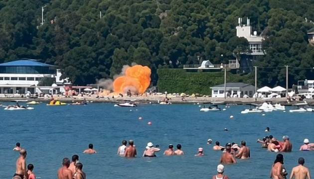 ロシアのビーチへの無人機落下は「ロシアの防空によるもの」＝ウクライナ偽情報対策センター