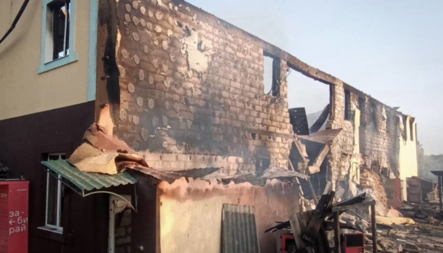 Ruslar Hlukhiv topluluğundaki postaneyi yok etti