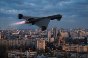 Debris from Russian UAVs falls near residential buildings in Kyiv's Holosiivskyi district