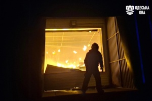Удар по складських приміщеннях завдали росіяни на Одещині