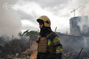 At least 16 garage units destroyed in Kyiv's Obolonskyi district following Russian strike