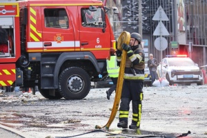 Death toll in Russian drone attacks on Kyiv rises to seven, 46 injured