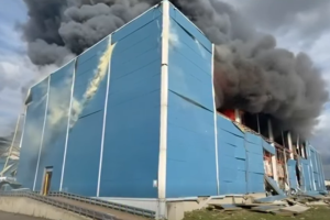 Russian attacks damage McDonald's warehouse in Kyiv region