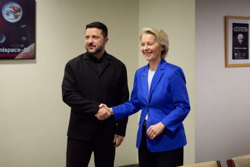 Zelensky se reúne con Von der Leyen en Nueva York