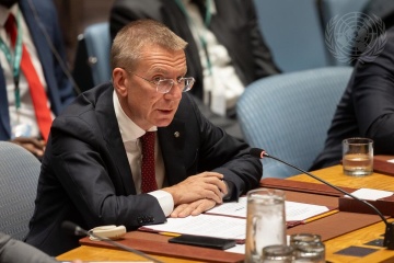 Рінкевичс в ООН: Латвія докладе максимум зусиль для повернення депортованих Росією українських дітей