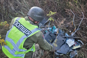 Вибухотехніки вилучили в Солом’янському районі Києва бойову частину російського дрона