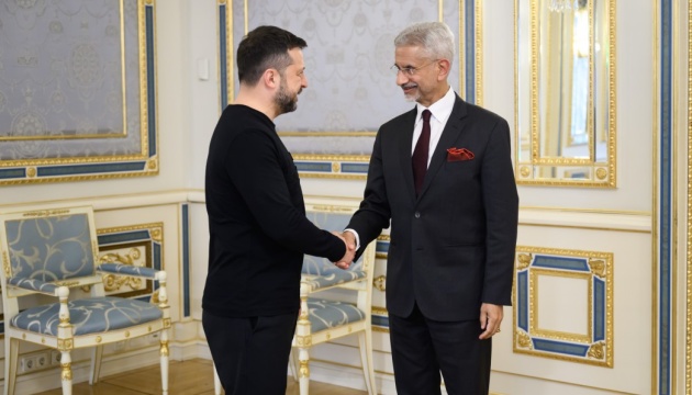 ゼレンシキー宇大統領、ジャイシャンカル印外相と会談